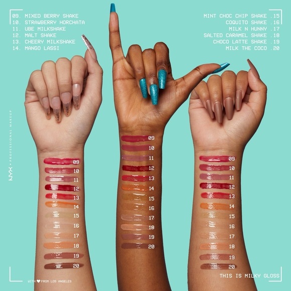 NYX This is Milky Gloss Salted Caramel Shake Hydrating Shine Lip Gloss - Picture 2 of 5